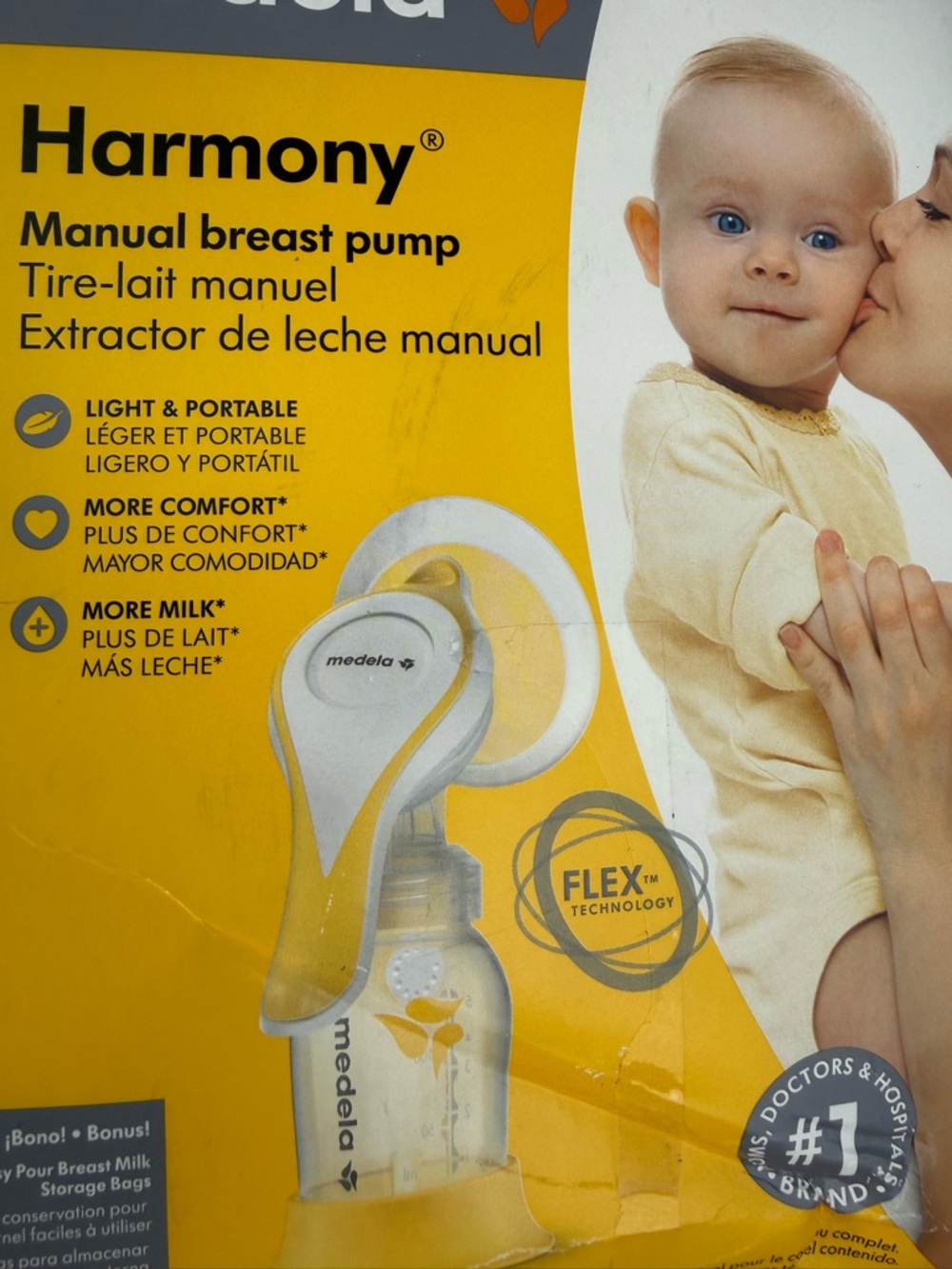 Medela Harmony manual breast pump new